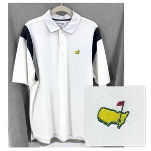 Masters Tech Golf Polo Shirt Mens XL Performance Short Sleeve Logo Stretch Comfy
